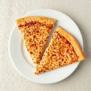 Fazoli's Cheese Pizza, Double Slice