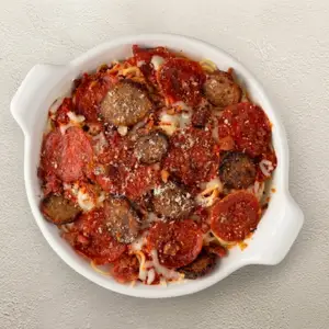 Fazoli’s Meaty Pizza Baked Spaghetti